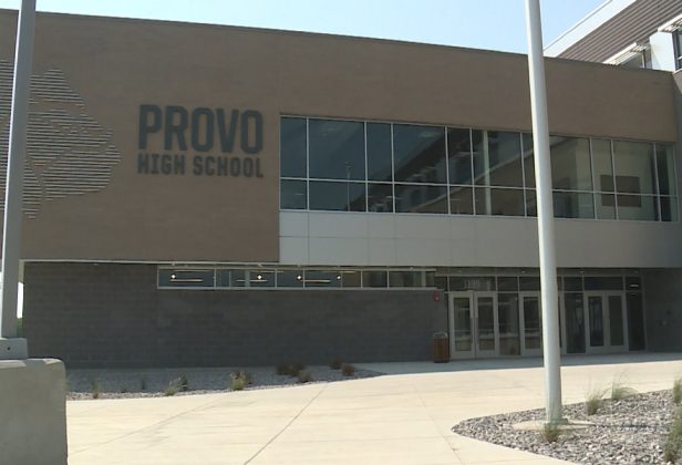 the front of provo high school