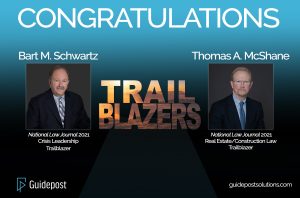 Bart M. Schwartz and Thomas A. McShane of Guidepost Solutions are recognized as Trailblazers