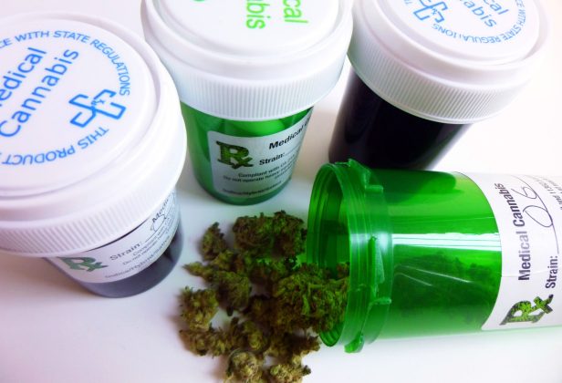 envases de cannabis para uso médico